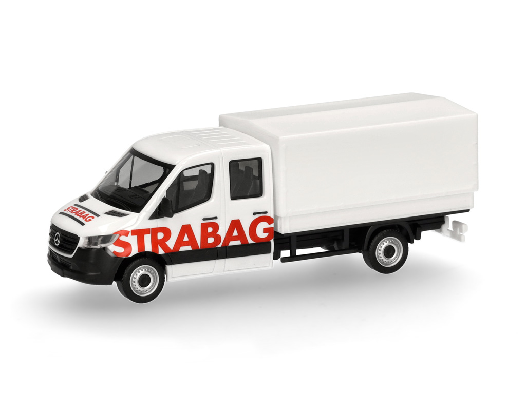 098991 MB Sprinter DoKa Pritsche STRABAG