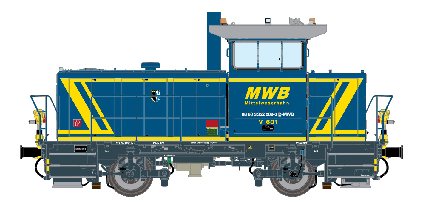 LC8758052 MWB Diesellok MaK G322B (V601) Ep.6
