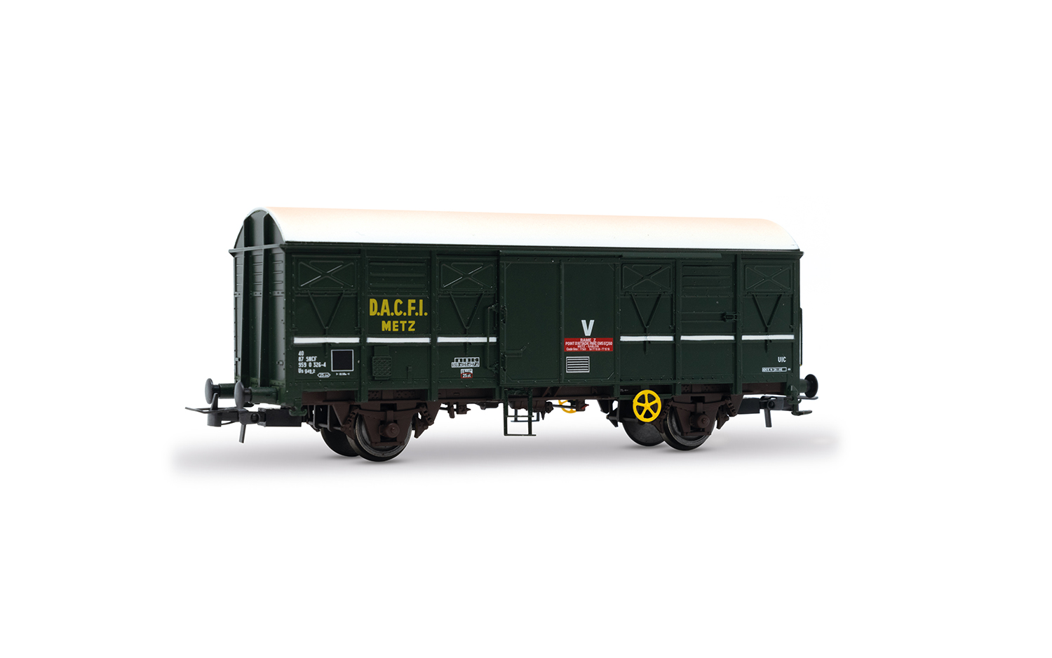 HJ6290 SNCF, 2-achs. Gedeckter Wagen G4 D.A.C