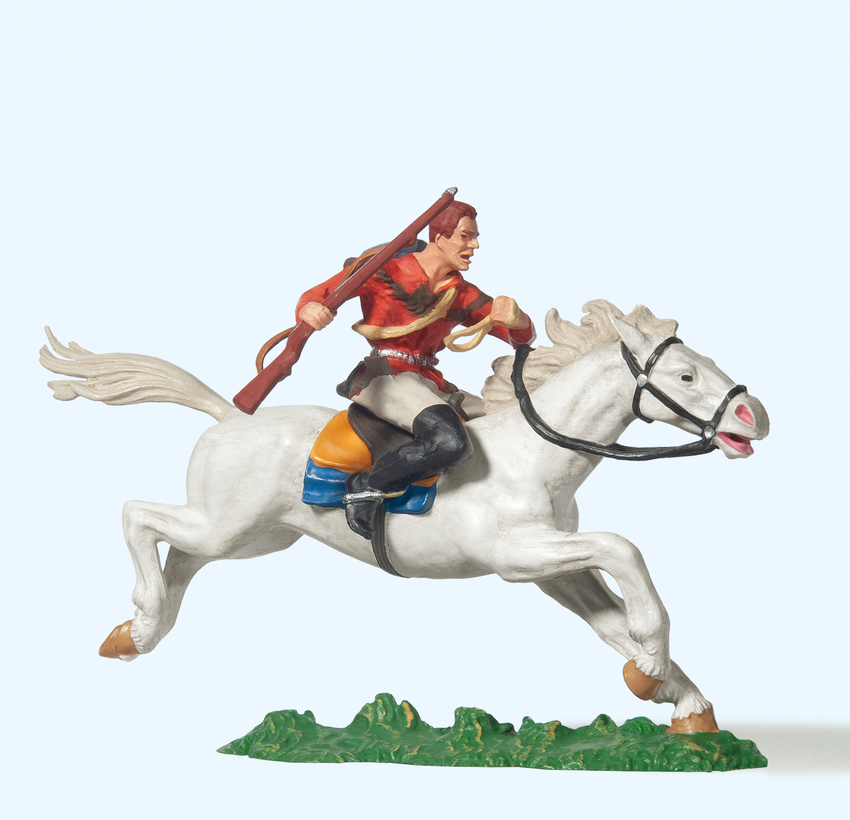 54818 Cowboy reitend, mit Gewehr