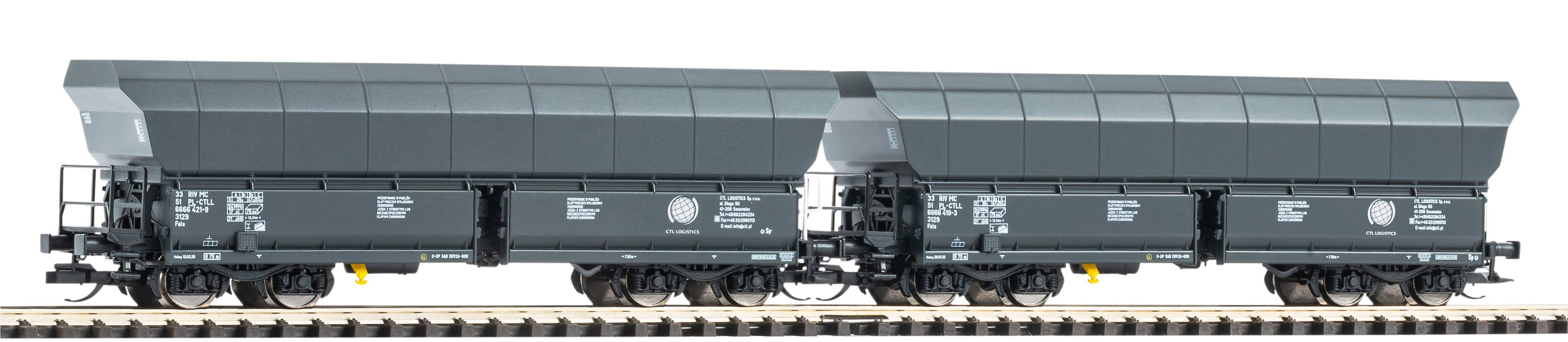 Piko 47854 CTL Schüttgutwagen Falns Set 2tlg. Ep.5