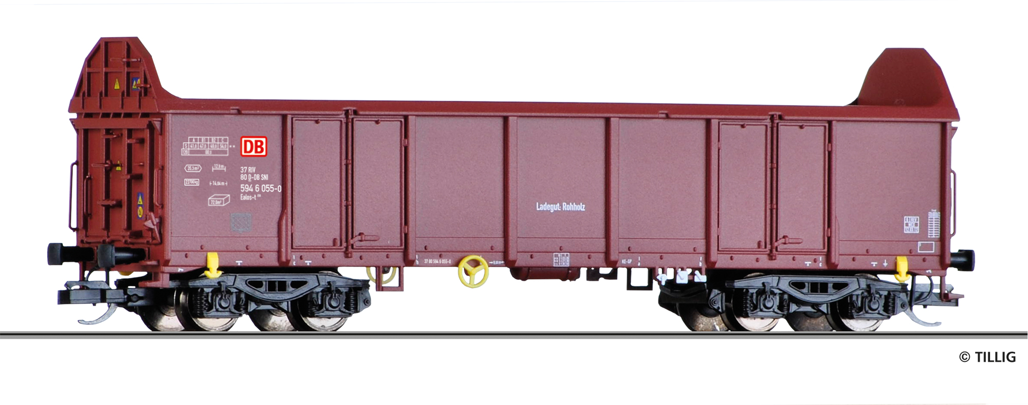 18233 Offener Güterwagen Ealos-t 058 der DB AG