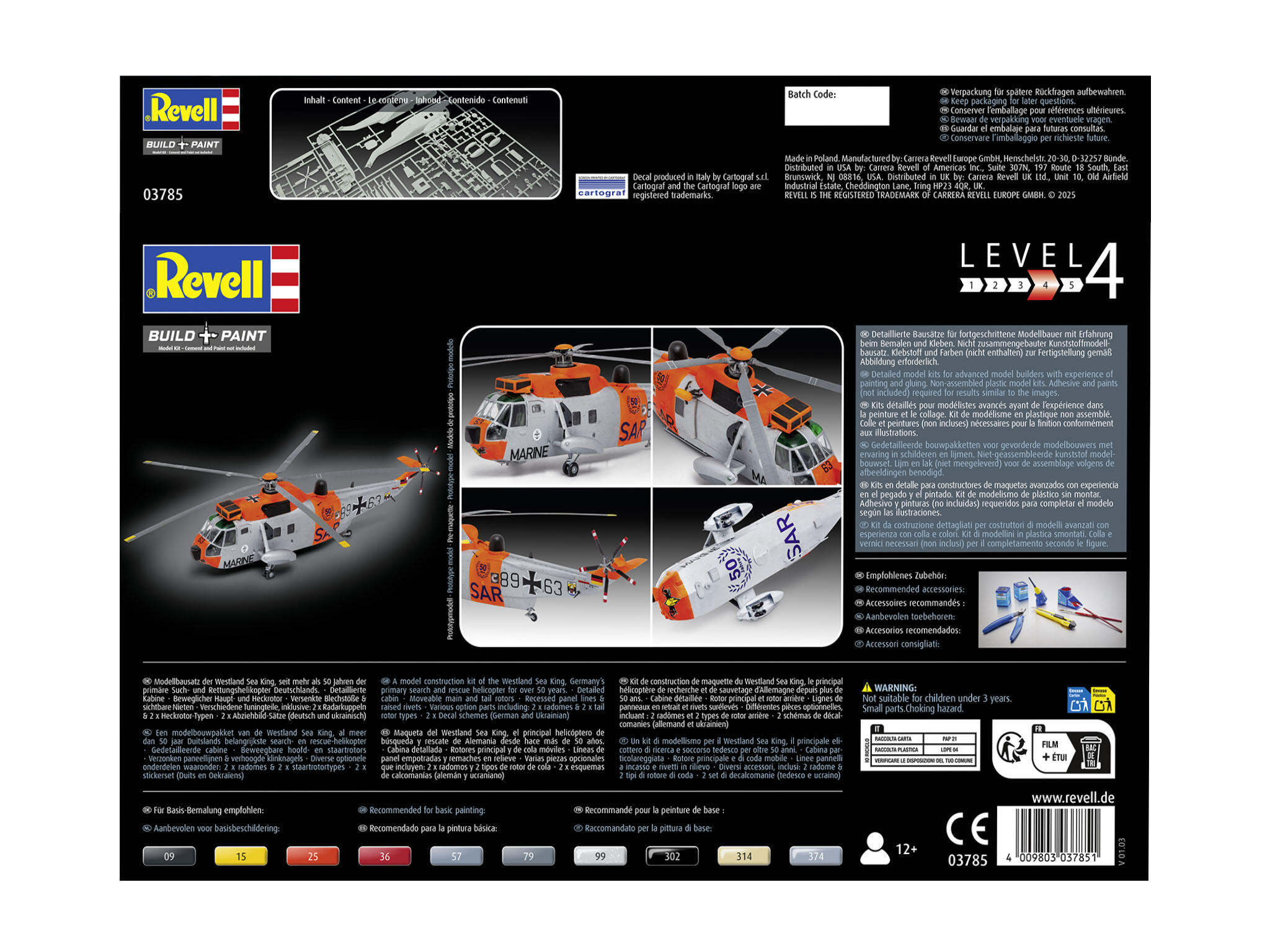 Revell 03785 Westland Sea King Mk. 41