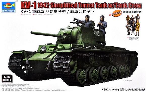 759597 KV-1 1942 Simplified Turret Tank