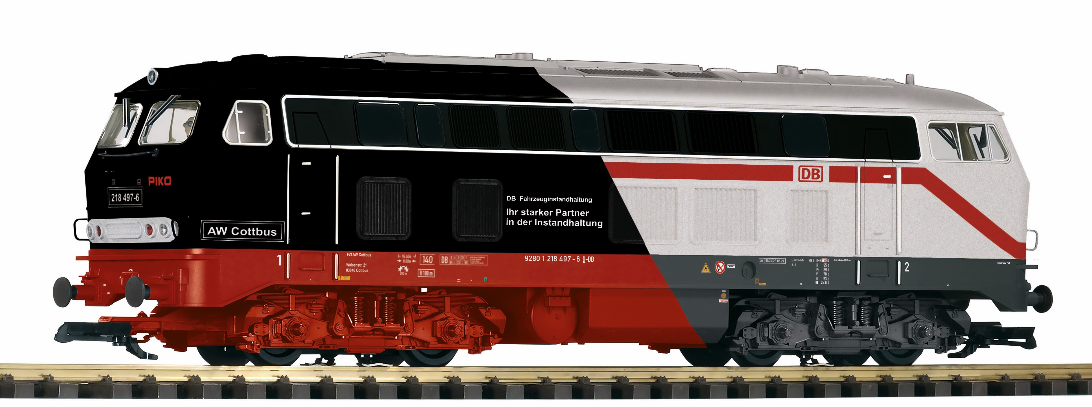 37511 DBAG Diesellok 218 497 FZI Cottbus Ep.6