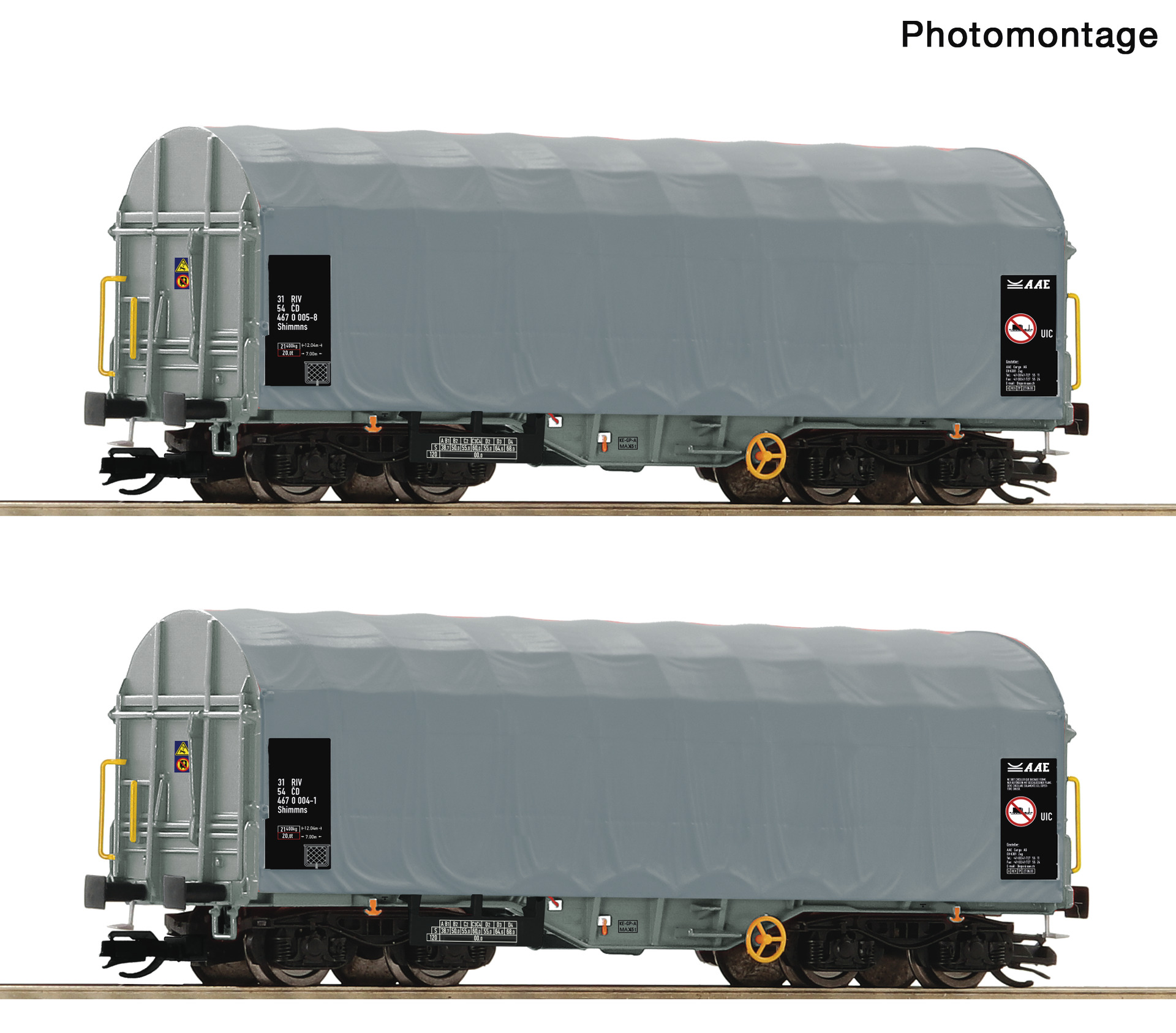 6680025 CD Cargo Schiebeplanenwagen 2-tlg Ep.5