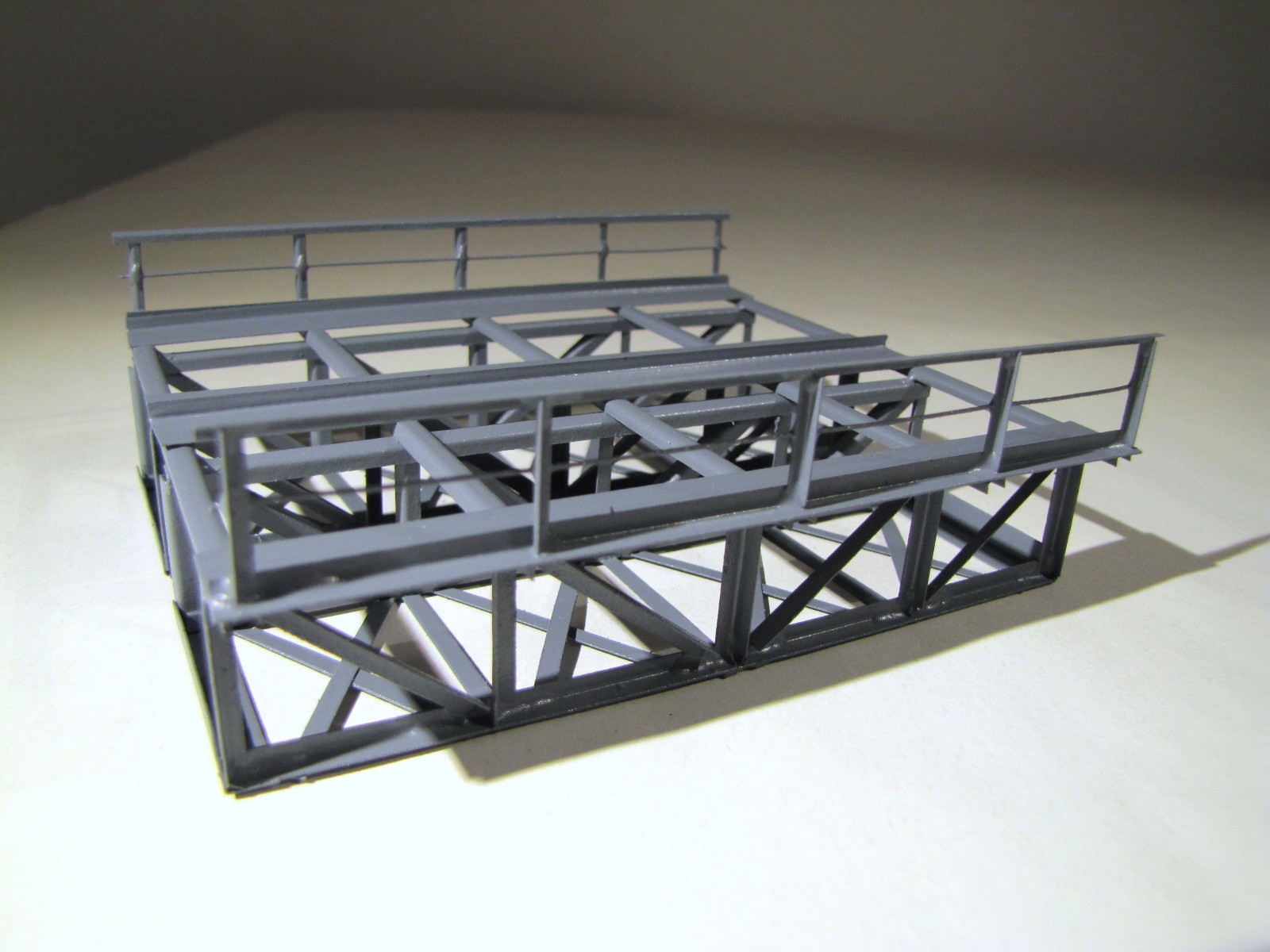 Hack K12-2 Unterzug – Kastenbr 12 cm 2-gleisig, gr