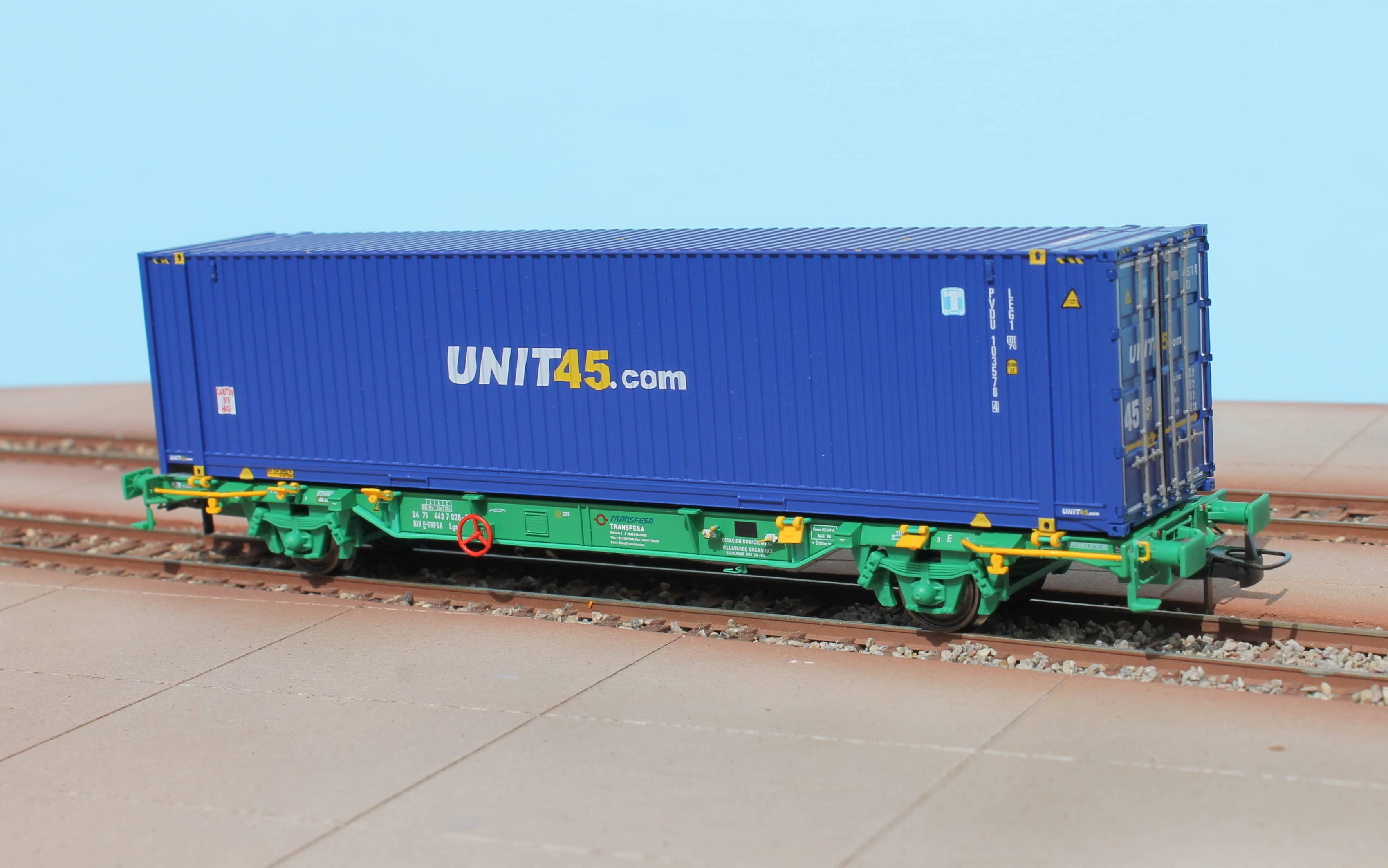 PT Trains PT100182 TRANSFESA Containertragwagen Lgnss Ep.6