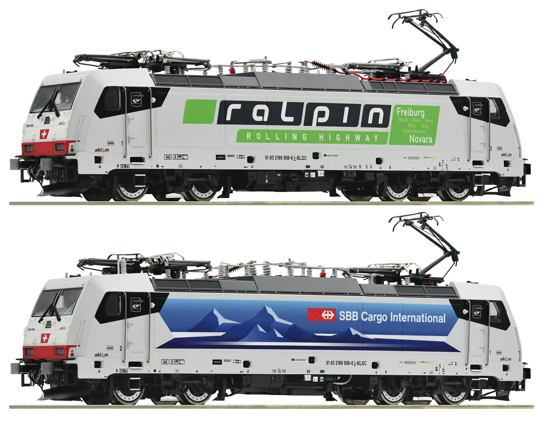 70652 SBB/Ralpin E-Lok BR 186 908 Ep.6