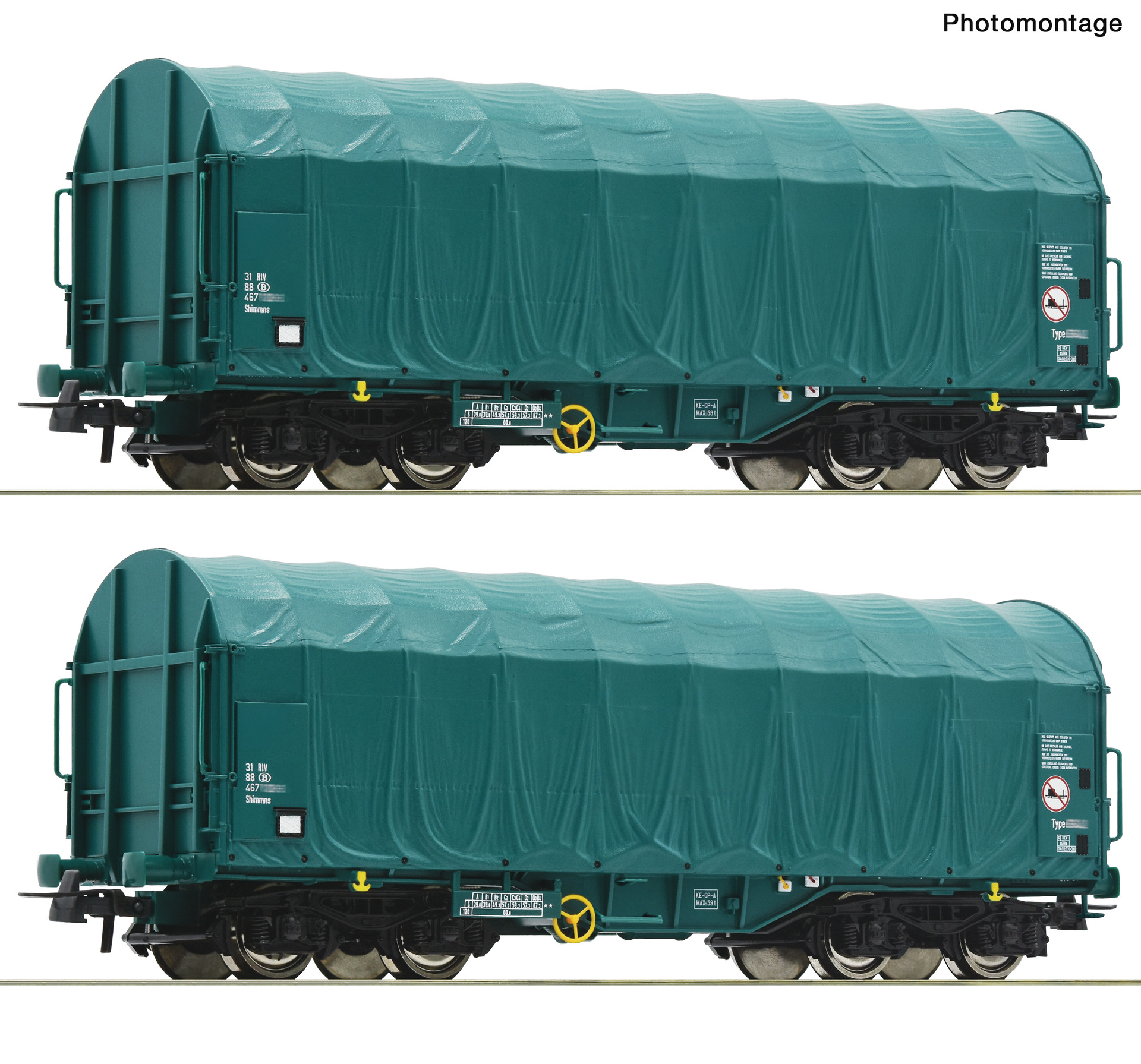 6600435 SNCB Schiebeplanenwagen-Set Ep.6
