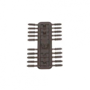 Sommerfeldt 167 Rillen-Isolator braun 1,9 x 6,0 mm 40 S