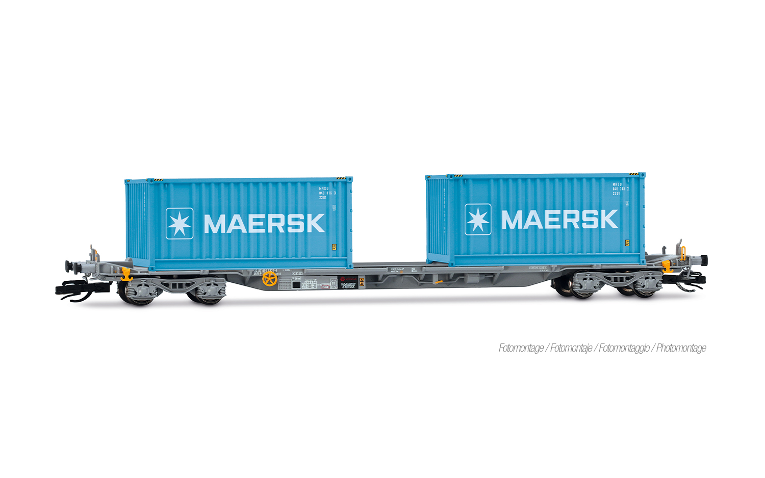 HN9765 MAERSK Containerwagen-Set 2-tlg. Ep.6