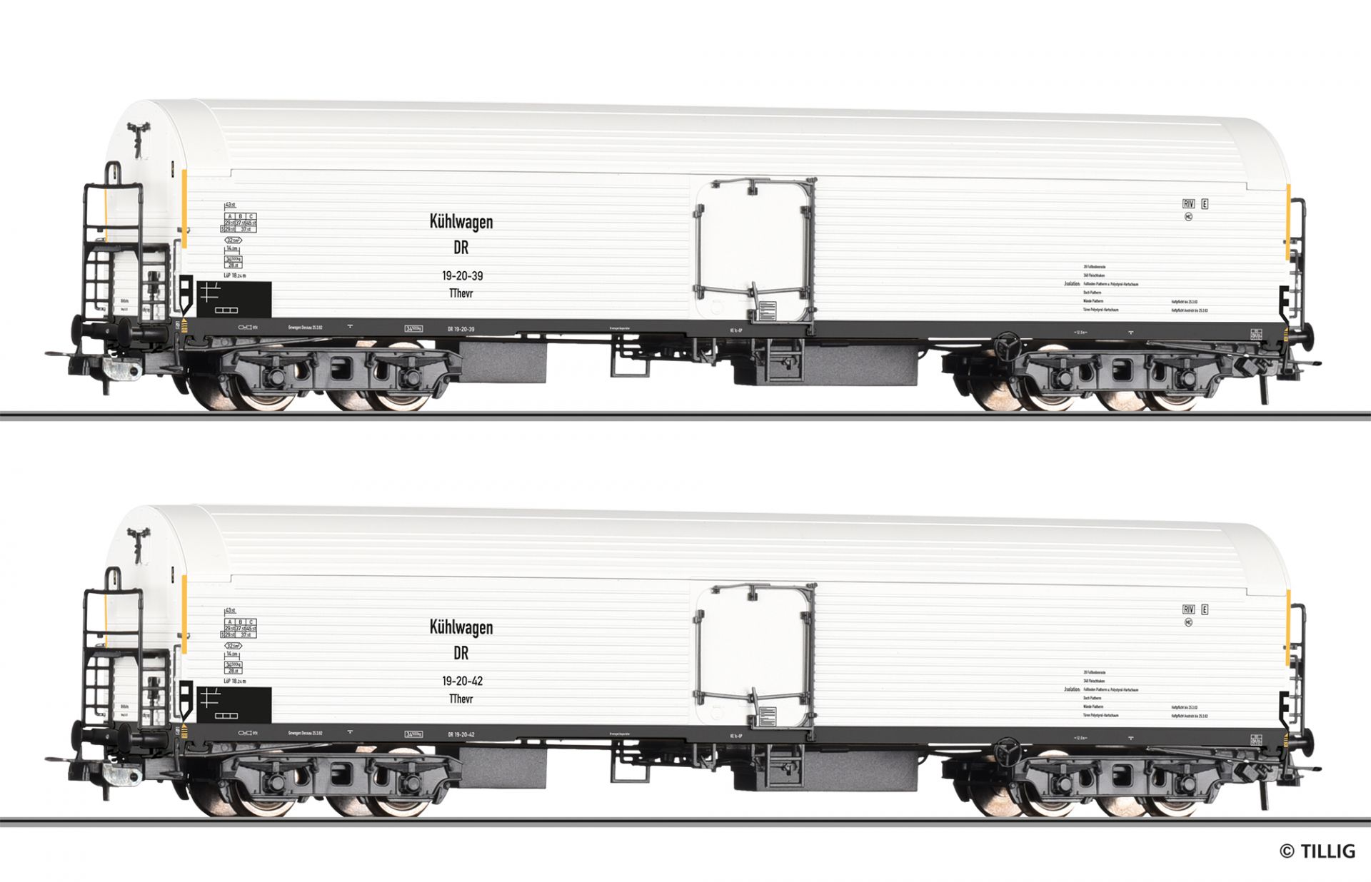 70075 DR Güterwagen-Set 2-tlg. TThevr Ep.3