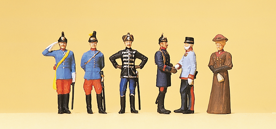 Preiser 12185 Kaiser Wilhelm II, Kaiser Franz Joseph,
