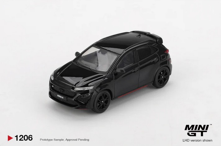 MGT01206-L MiniGT: Hyundai KONA N Phantom Black