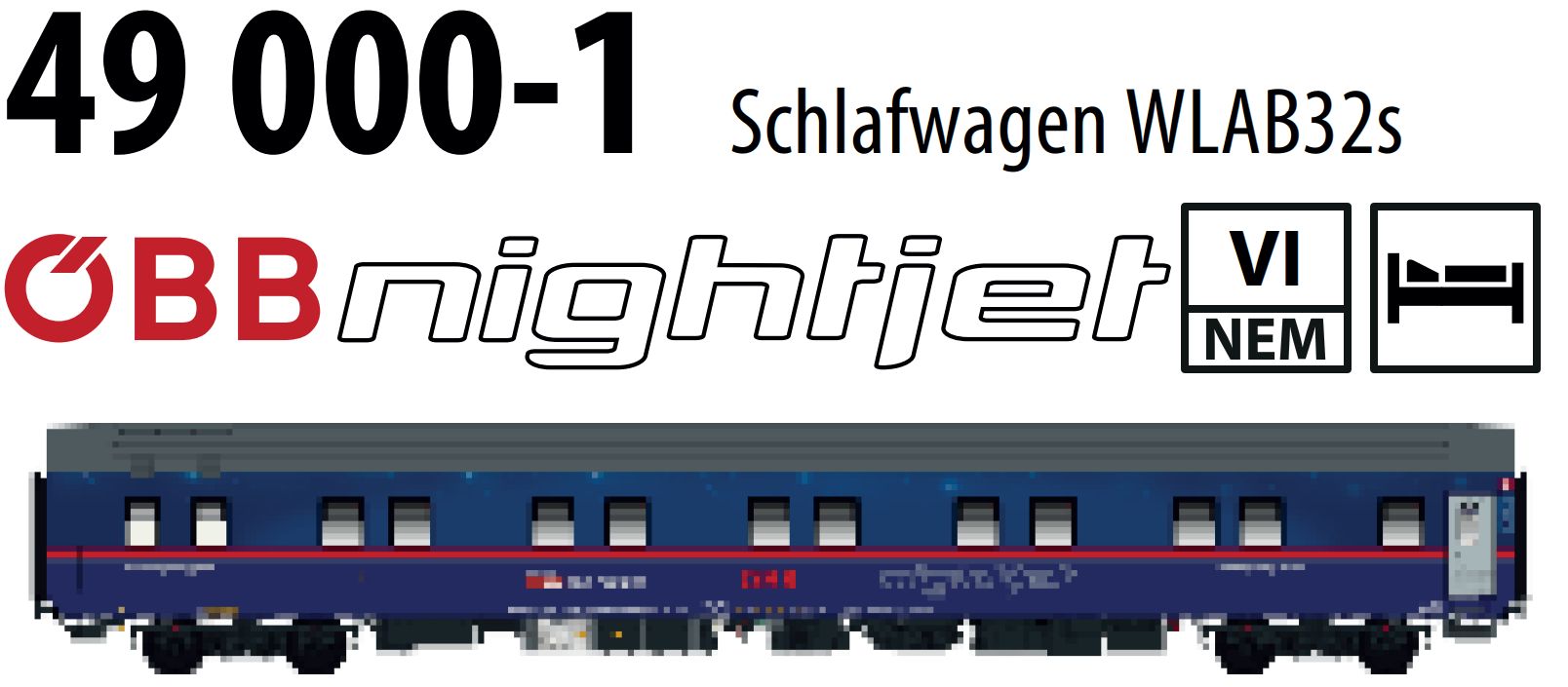49000-1 ÖBB NightJet Schlafwagen WLAB32s Ep.6