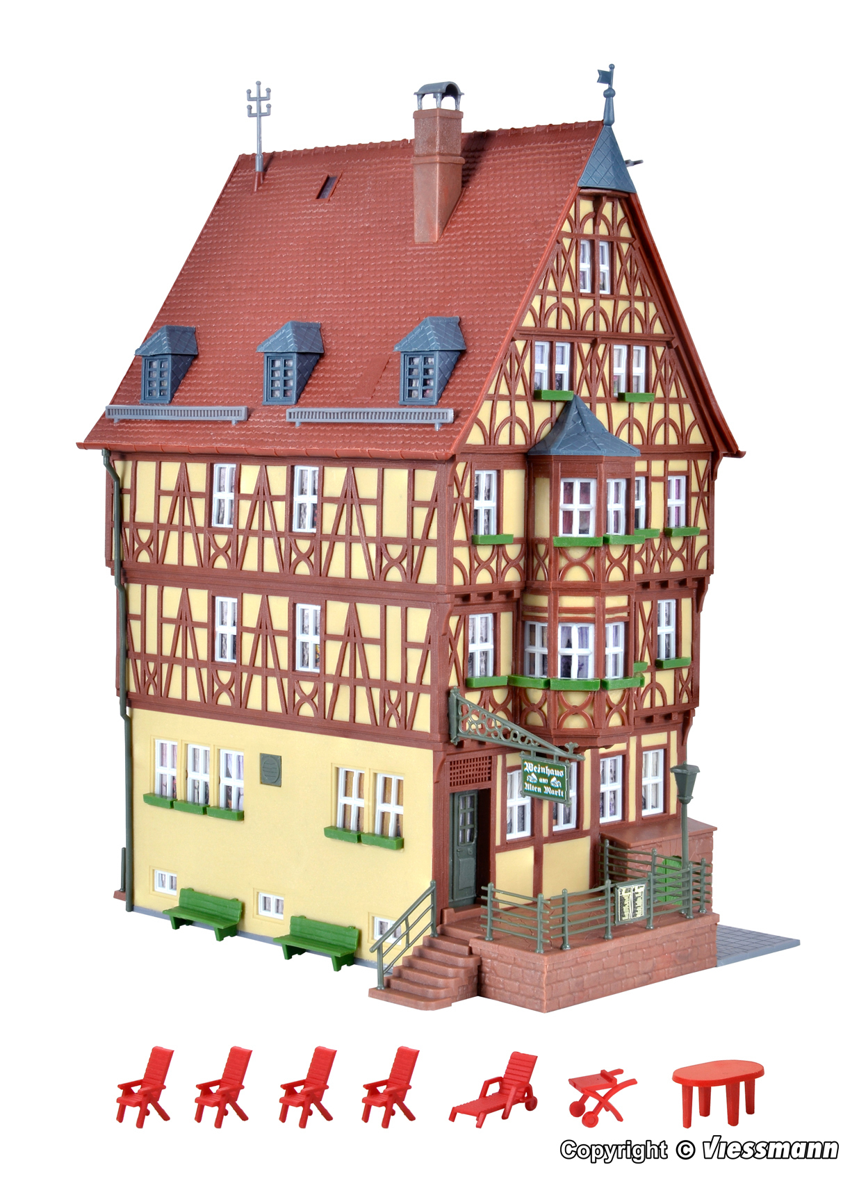 Kibri 38902 Haus mit Erker in Miltenberg