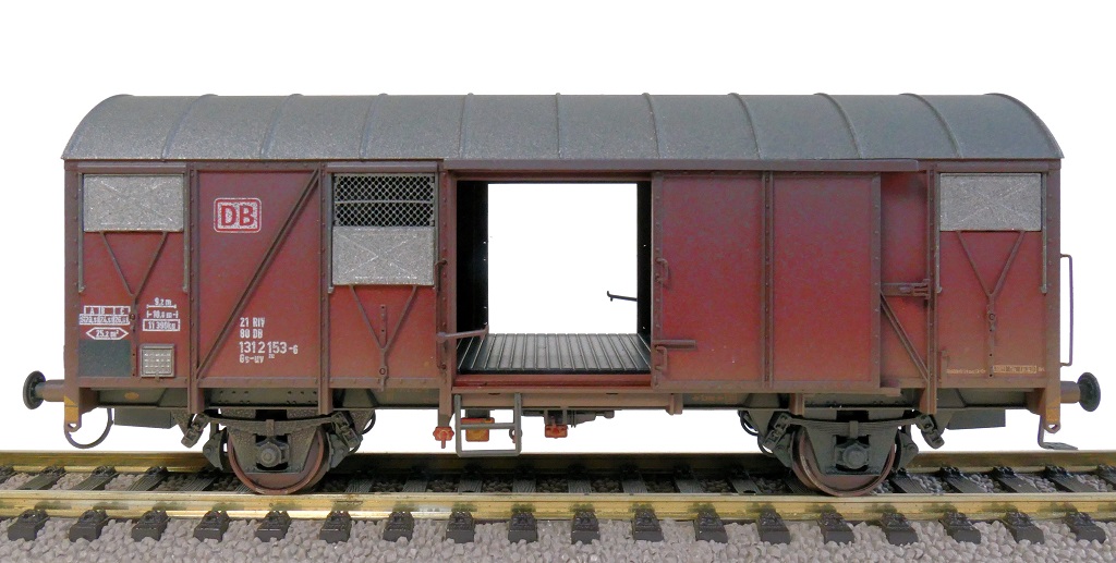 Exact-train 22039 DB gedeckter Güterwagen Gs-uv 212 Ep.5