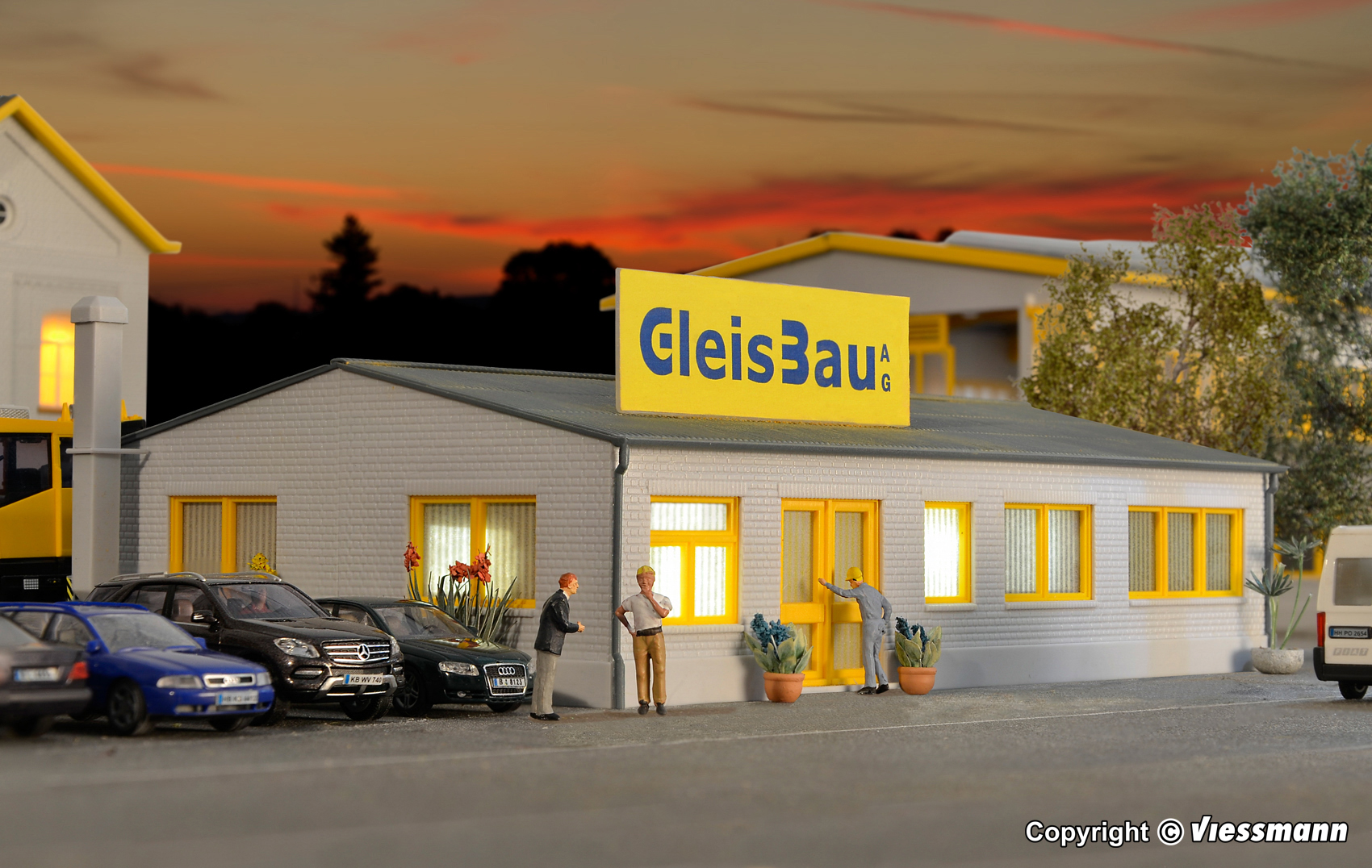 Kibri 39325 Werkskantine GleisBau