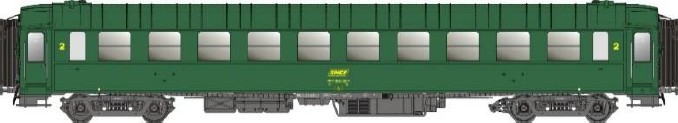MW40900 SNCF Personenwagen 2.Kl. Ep.4a