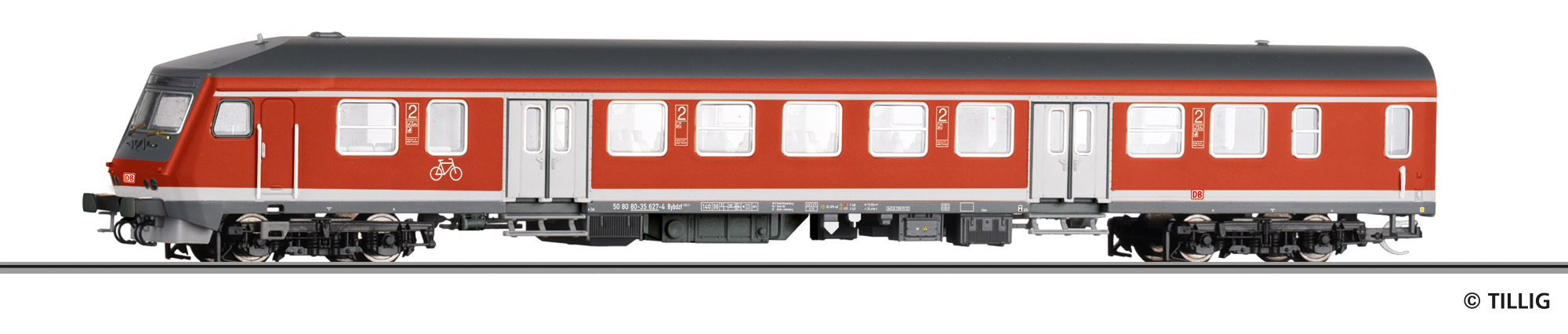 12654 Steuerwagen 2. Klasse Bybdzf 482 der DB