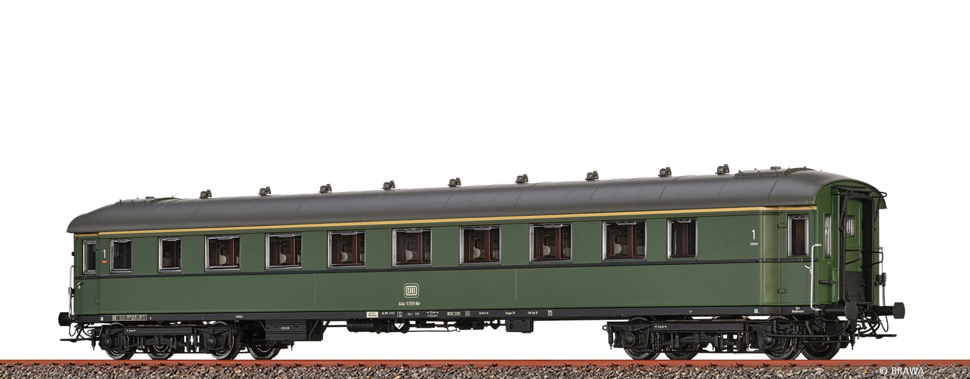 46424 DB Schnellzugwagen A4üe28/52 1.Kl. Ep.3