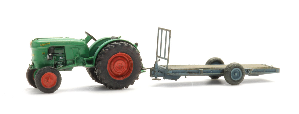 Artitec 316.155 Deutz D30 Obstgartentraktor mit Anhänger