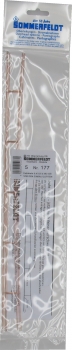 177 Fahrdraht verkupfert 0,5 x 340 mm offen