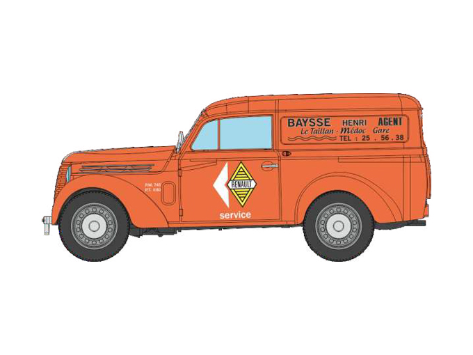 CB-205 Renault Juvaquatre Fourgon Renault Servi