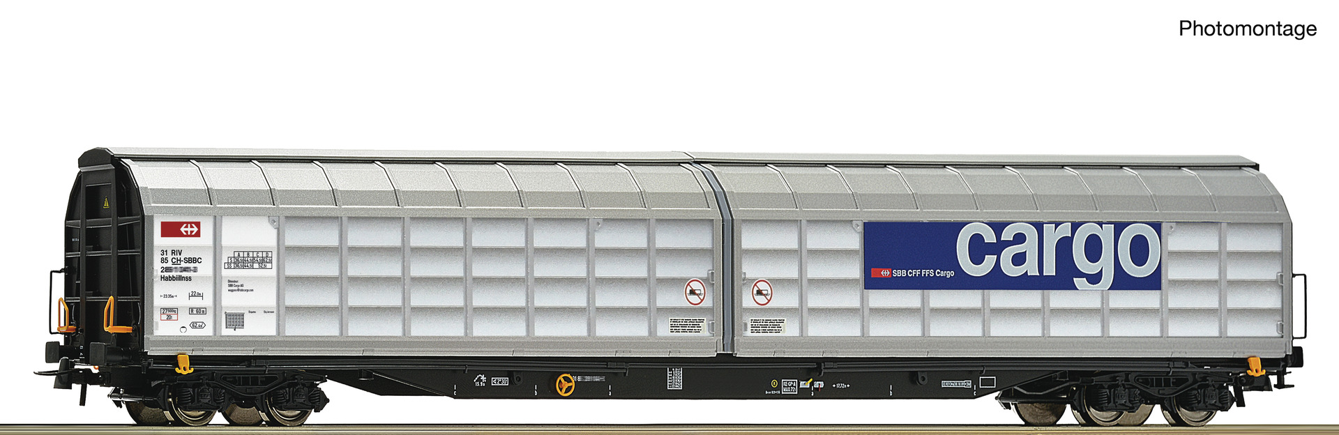 6600347 SBB Cargo Schiebewandwagen Ep.6