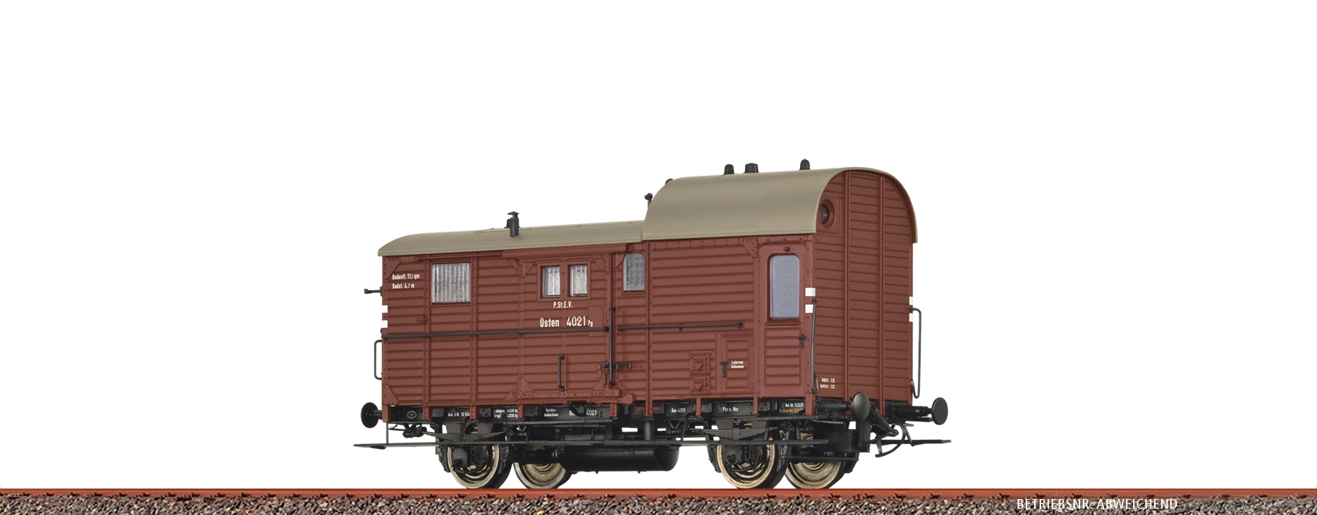 49418 P.St.E.V. Güterzuggepäckwagen Pg Ep.1