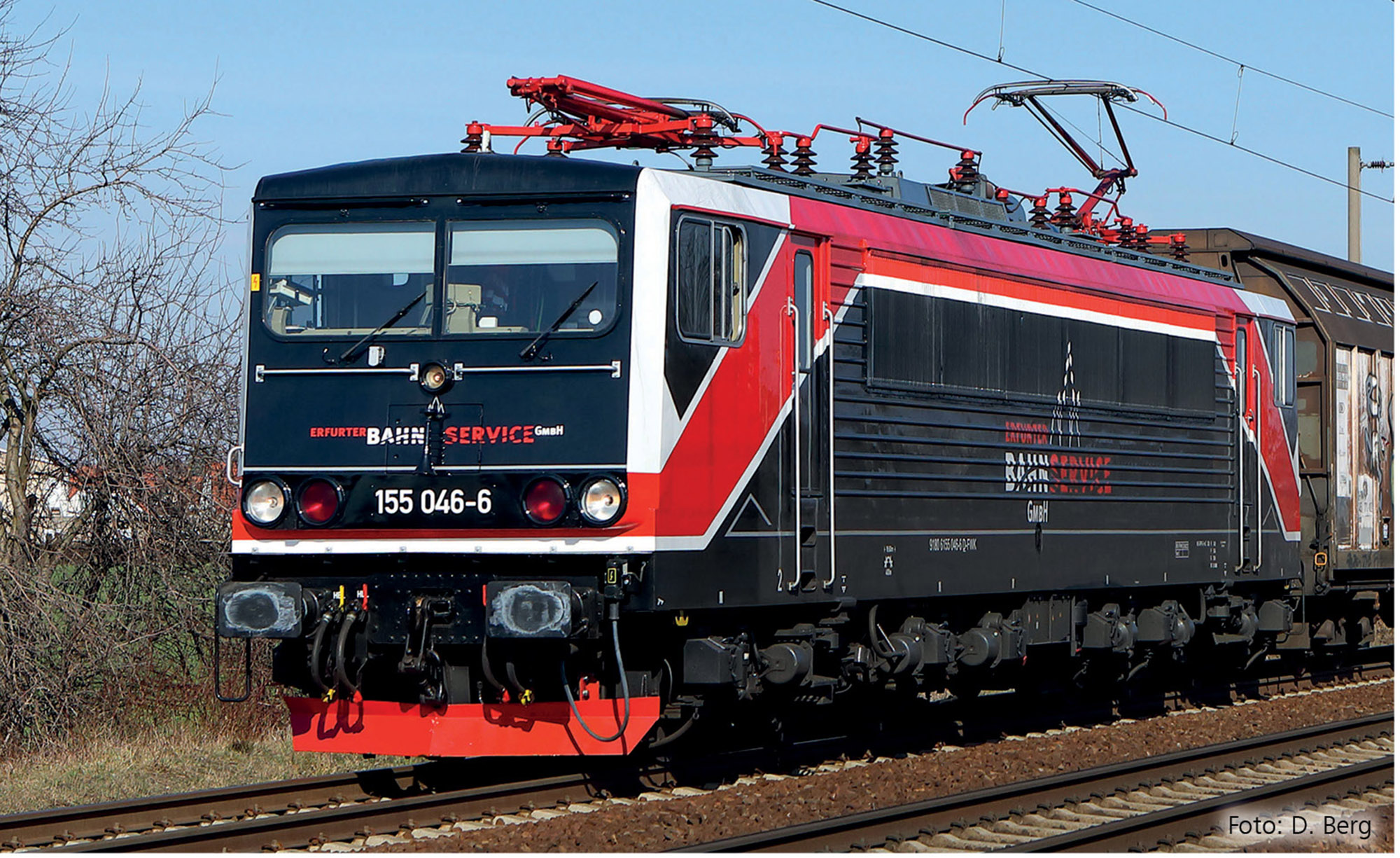 04328 E-Lok BR 155 der Erfurter Bahnservice G