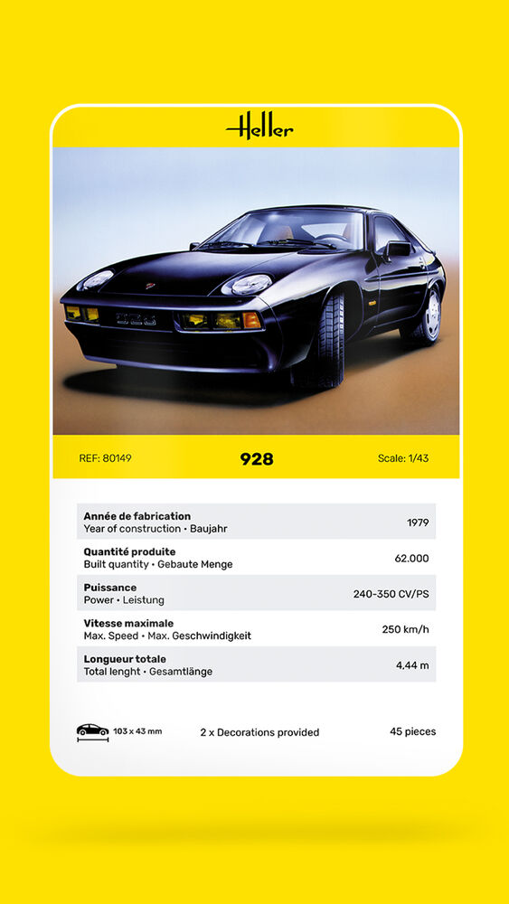 Heller 80149 Porsche 928