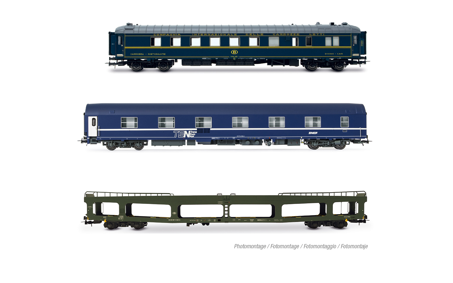 HJ4207 SNCB/SNCF, Autoreisezug, bestehend aus