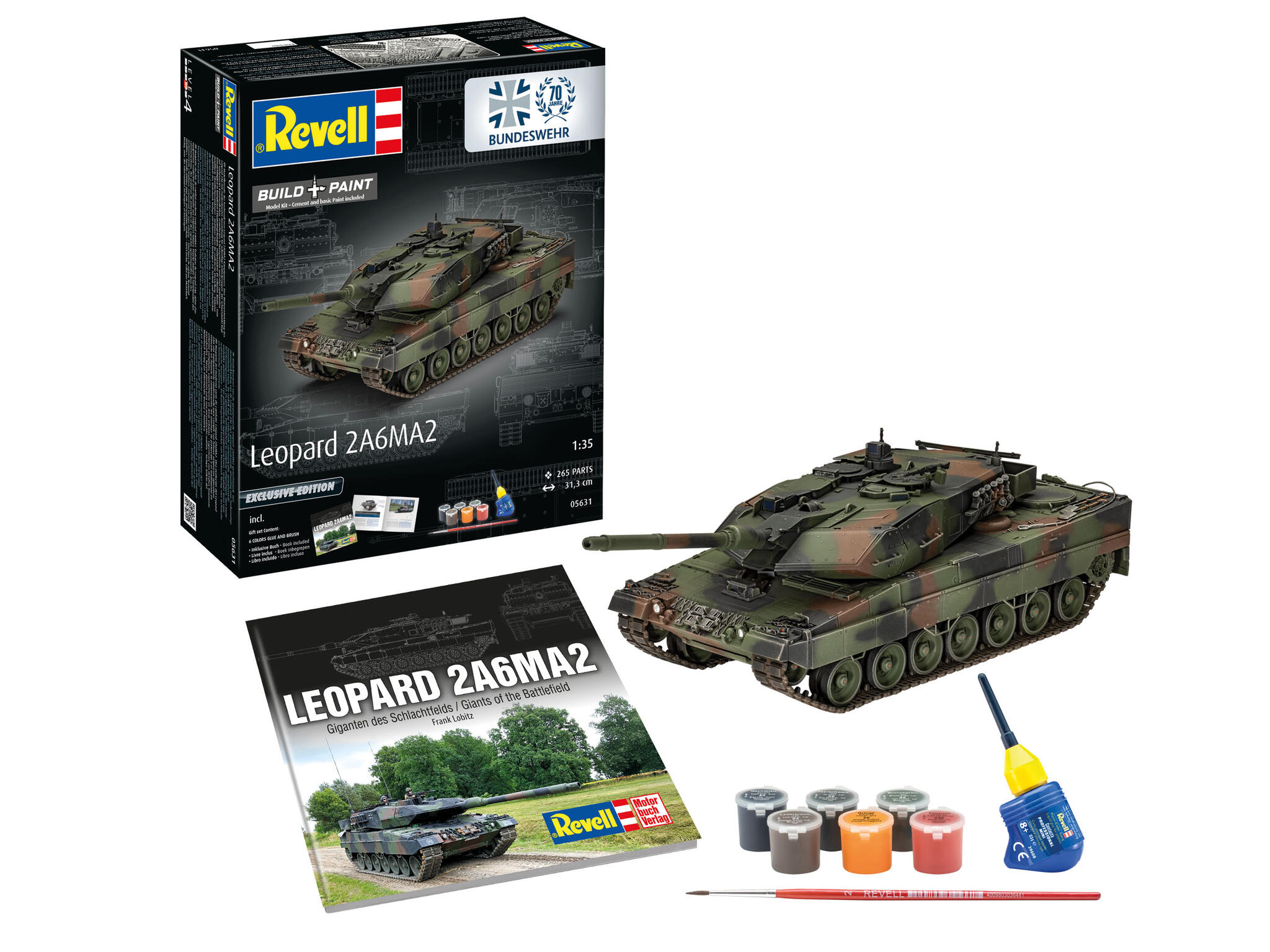 Revell 05631 70 Jahre Bundeswehr: Leopard 2 A6A2
