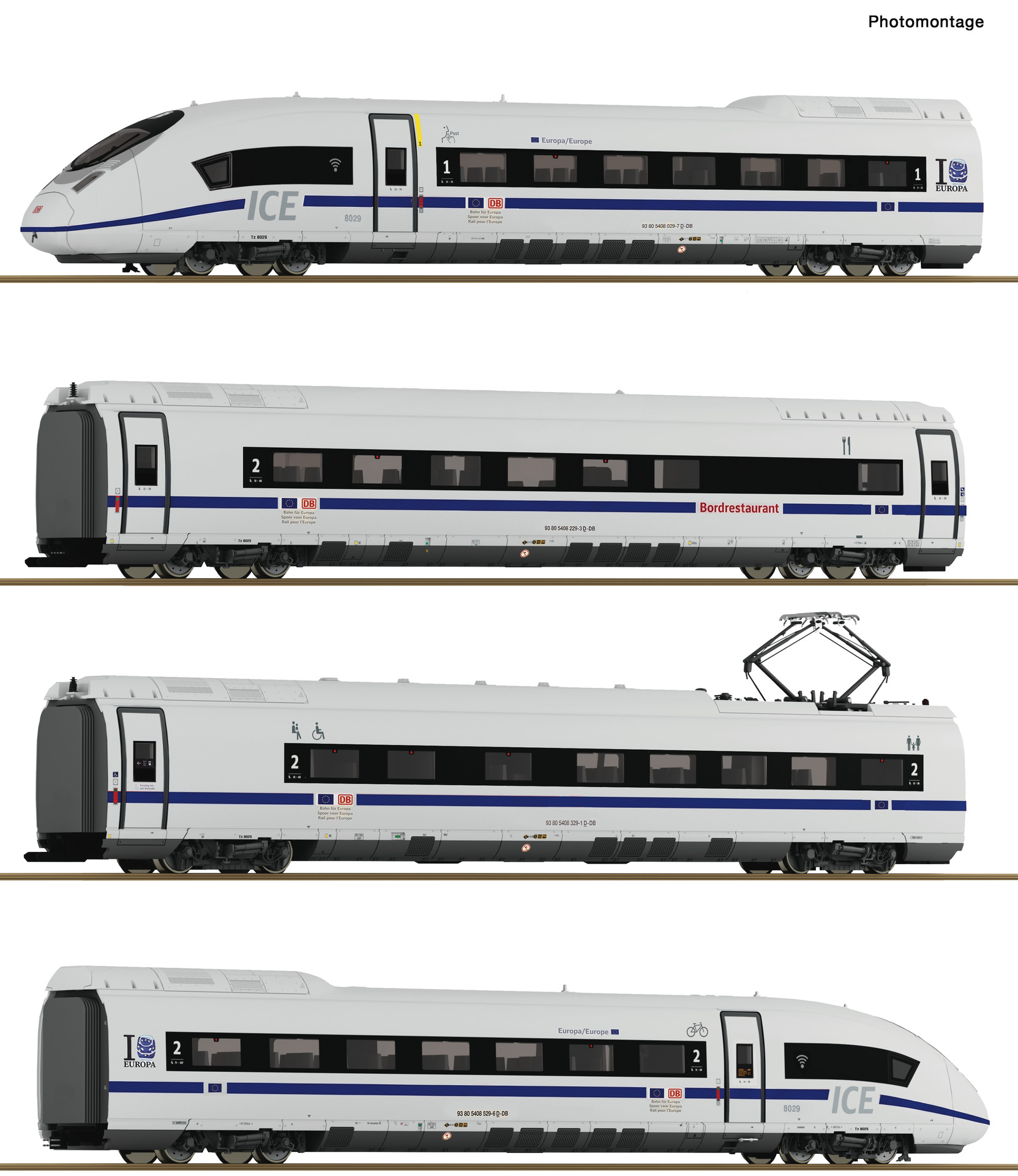 Roco 7710027 DB AG E-Triebzug ICE3neo 4-tlg. Ep.6