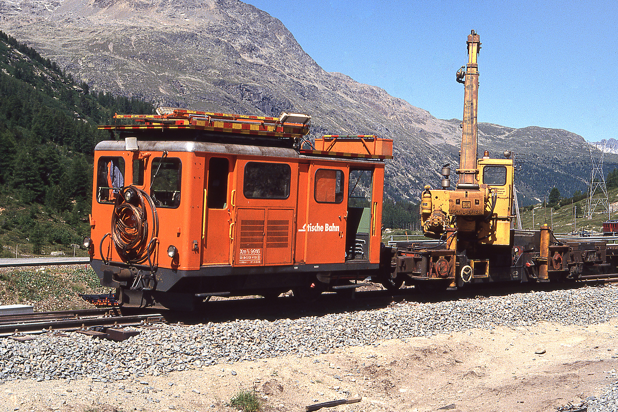 1286126 RhB Xm 2/2 9916 Turmtriebwagen