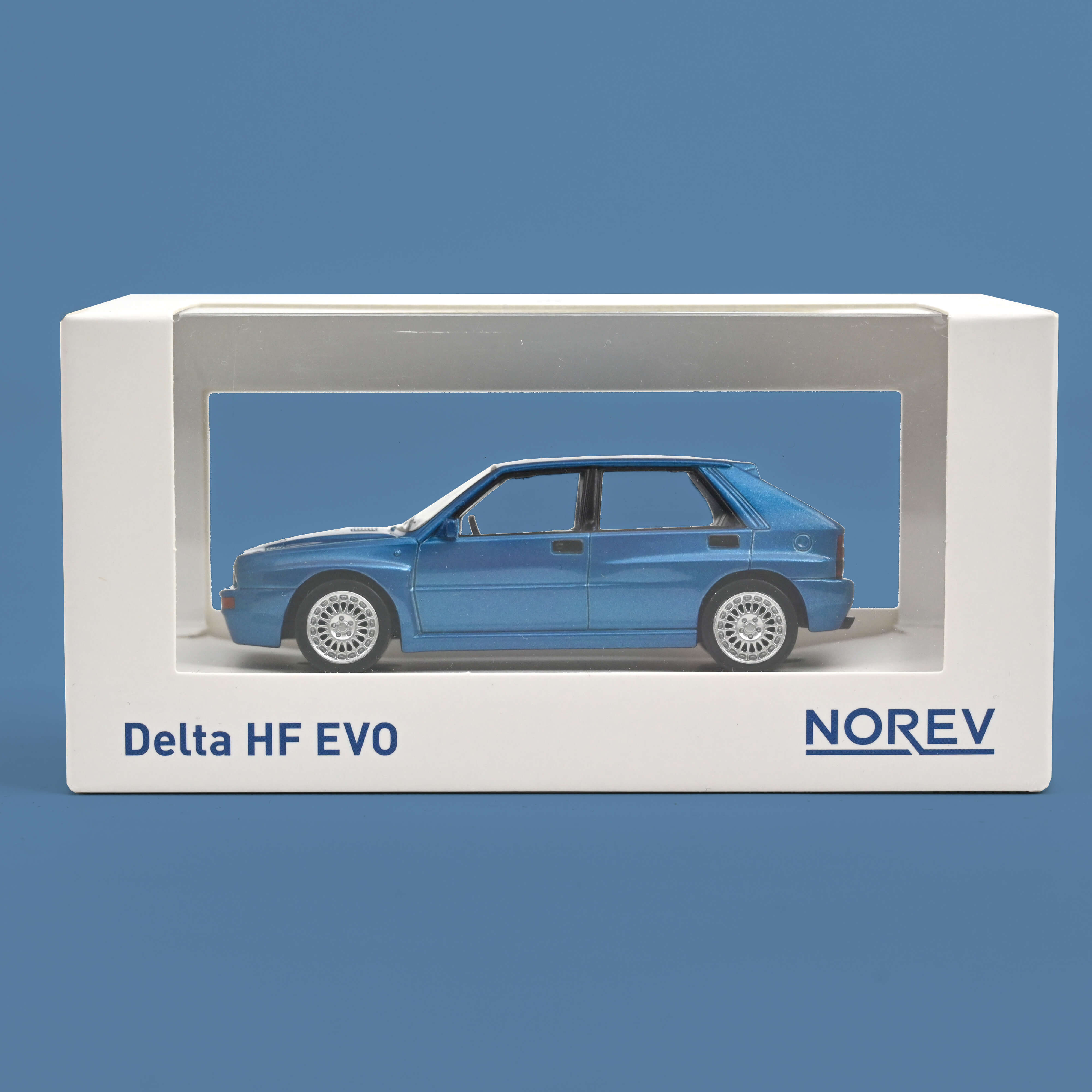 Norev 780093 JetCar: Lancia Delta HF EVO II blau-met.