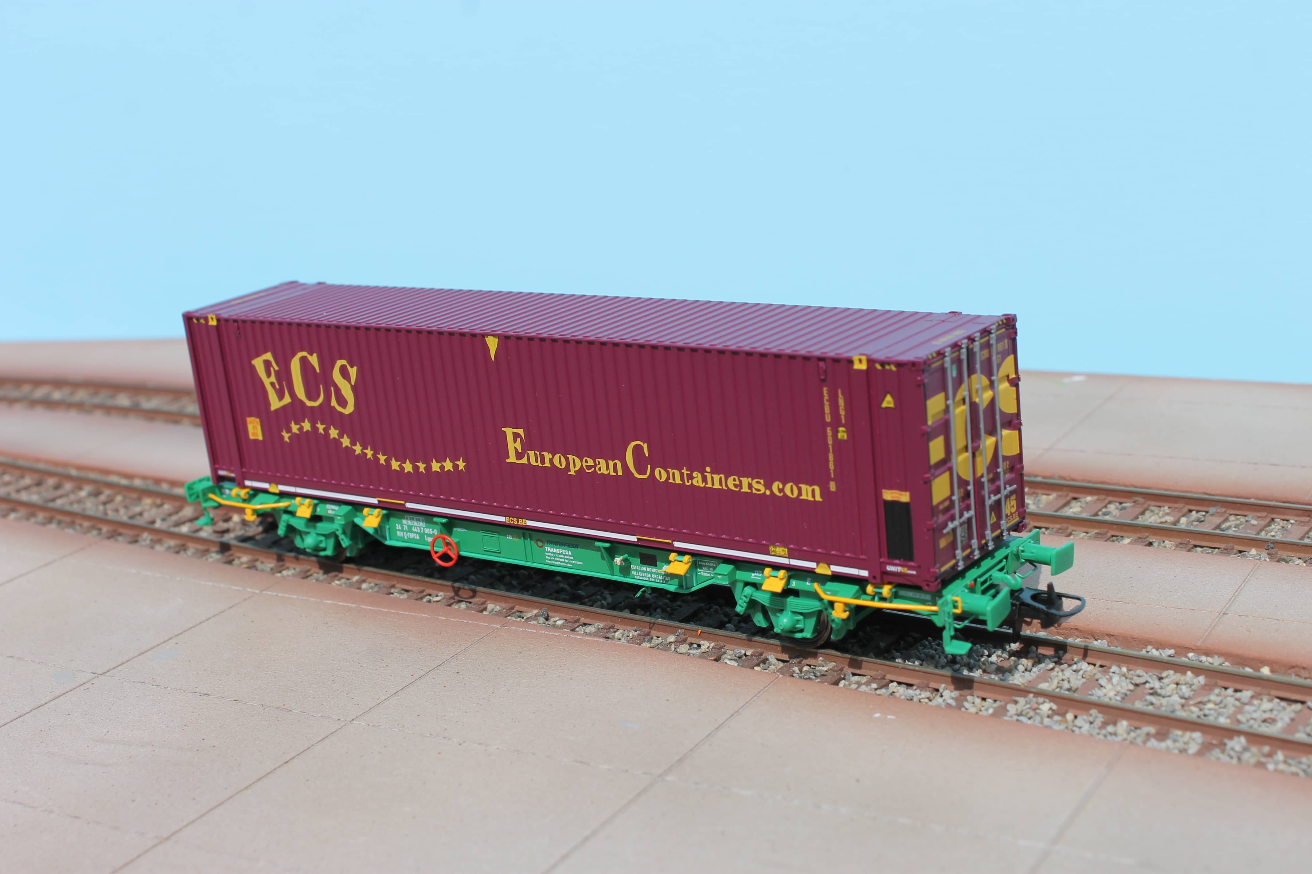 PT100180 TRANSFESA Containertragwagen Lgnss Ep.6