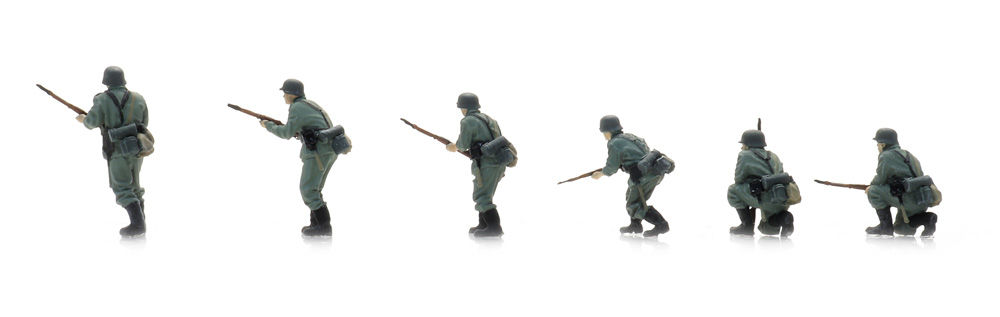 5160046 Wehrmacht-Infanterie auf Patrouille
