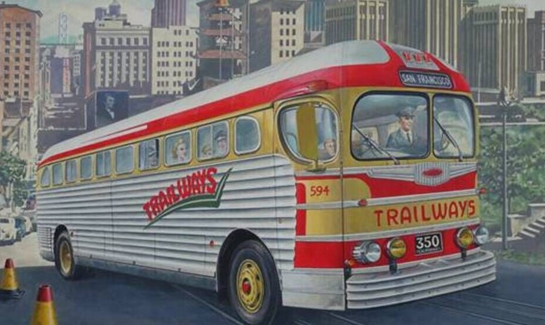 819 GMC PD3751 SilverSide Bus Trailways