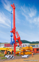 11279 Hydraulikbagger mit Bohrgerät
