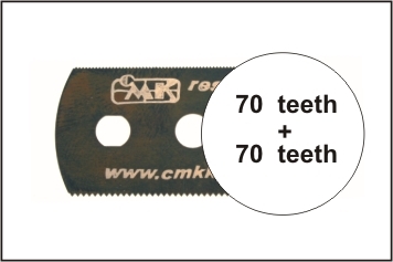H1005 CMK: Sägeblatt, beidseitig feine Zähne