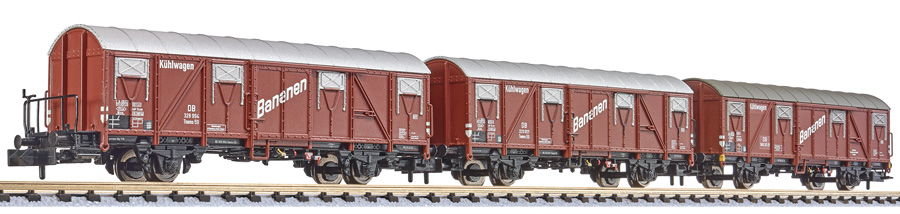 260143 DB Gedeckter Güterwagen-Set 3-tlg Ep.3