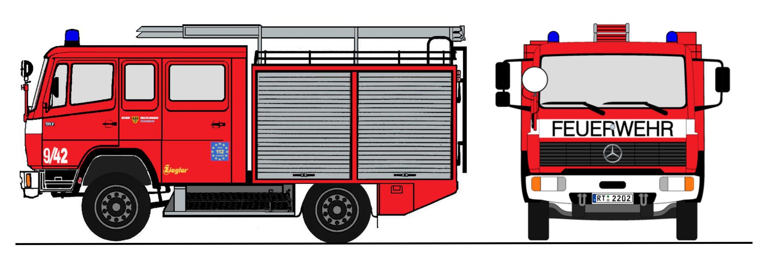 4065 MB 917 AF/Ziegler FF Reutlingen