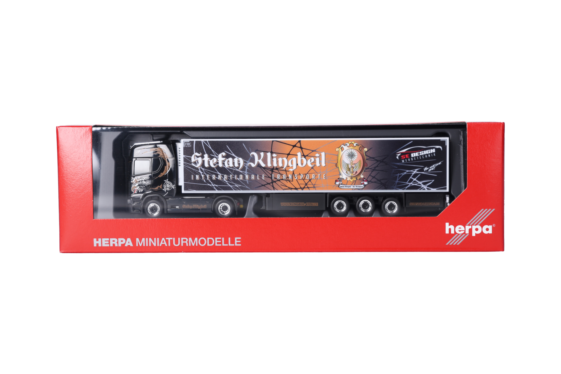 Herpa 321013 Scania CS20 HD Kühl-KSZ Stefan Klingbeil