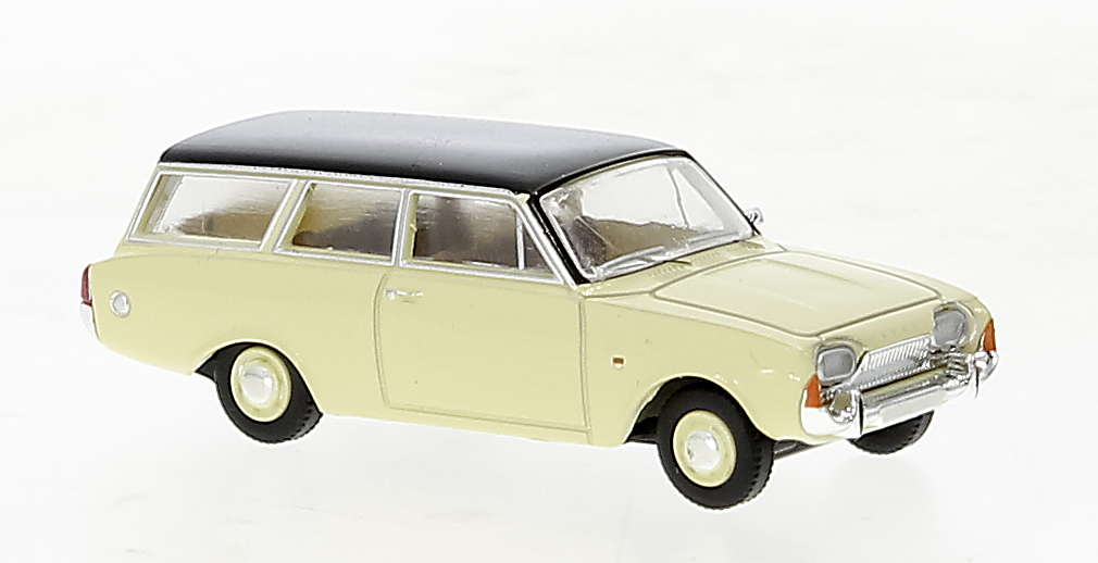 19477 Ford Taunus (P3) Turnier elfenbein/grau