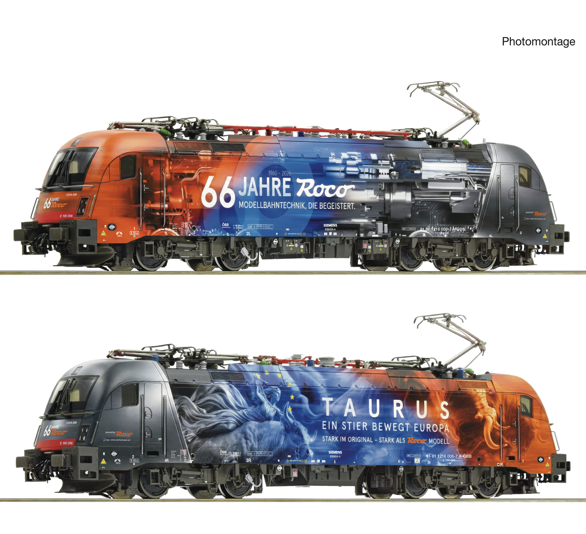7500103 ÖBB E-Lok 1216 006-7 "66 Ja. Roco" Ep.6
