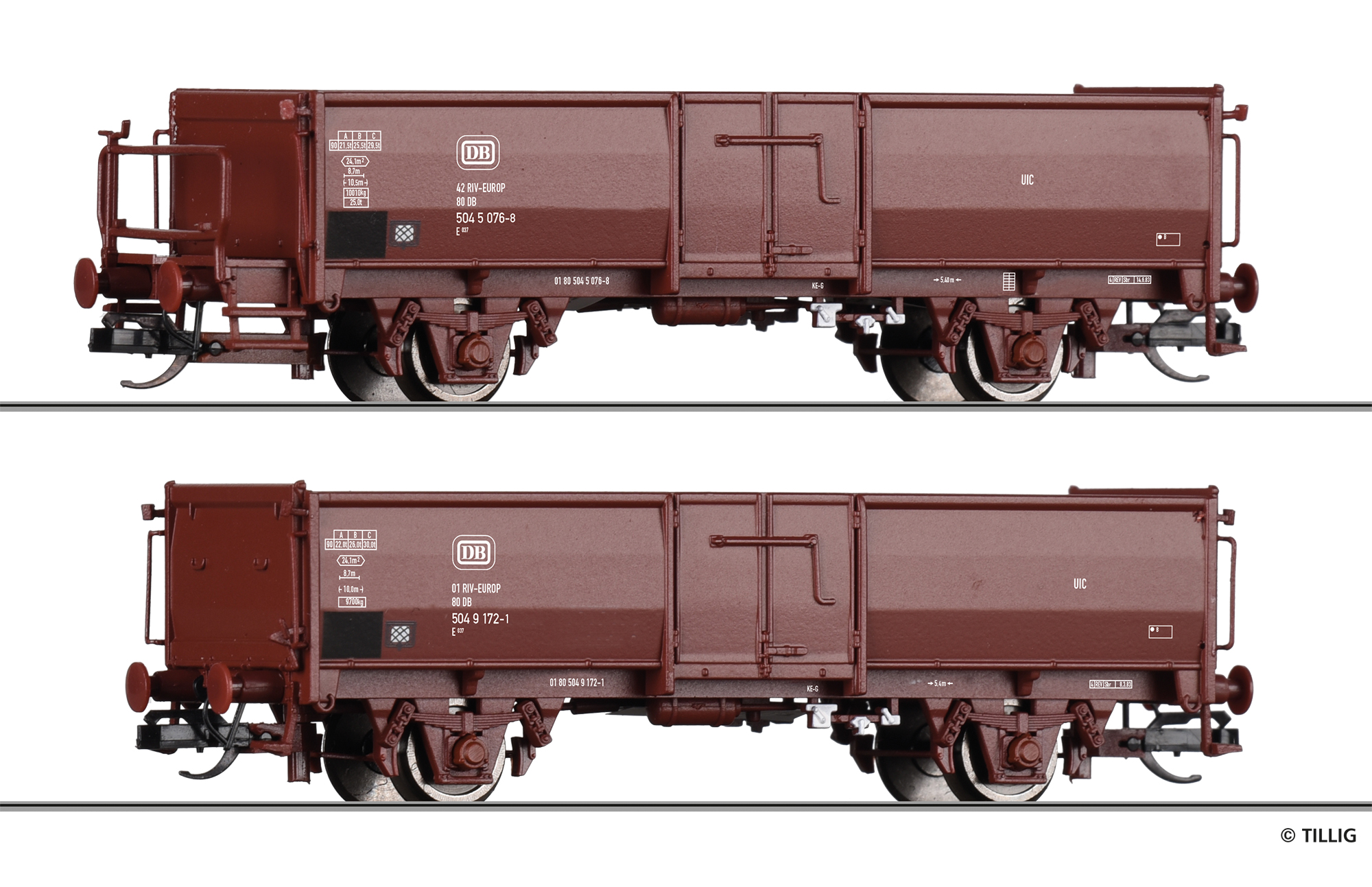 01105 DB Güterwagen-Set 2-tlg. E 037 Ep.4
