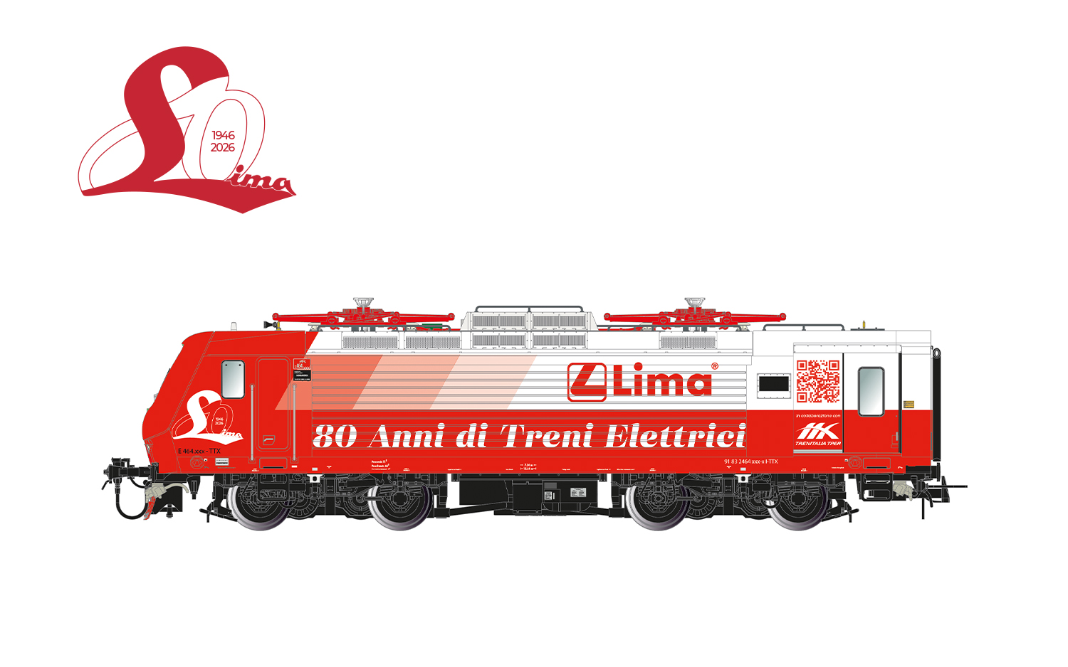 HL2673 Trenitalia E.464 "80 Jahre LIMA" Ep.6